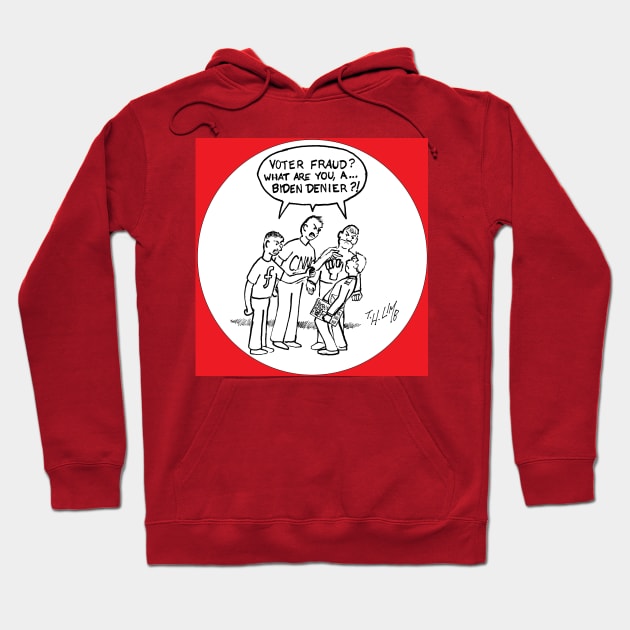 Biden Denier Hoodie by Limb Store